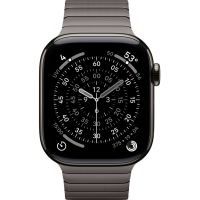Apple Watch Series 11, 42mm, Slate Titanium Case, Slate Link Bracelet