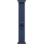Apple Watch Ultra 3, 49mm, Black Titanium, Trail Loop, Blue/Bright Blue - S/M