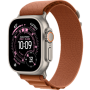 Apple Watch Ultra 3, 49mm, Natural Titanium, Alpine Loop, Terra Cotta - M