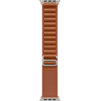 Apple Watch Ultra 3, 49mm, Natural Titanium, Alpine Loop, Terra Cotta - M