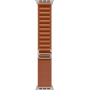 Apple Watch Ultra 3, 49mm, Natural Titanium, Alpine Loop, Terra Cotta - M