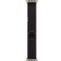 Apple Watch Ultra 3, 49mm, Natural Titanium, Trail Loop, Black/Charcoal - M/L
