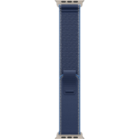 Apple Watch Ultra 3, 49mm, Natural Titanium, Trail Loop, Blue/Bright Blue - M/L