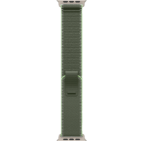 Apple Watch Ultra 3, 49mm, Natural Titanium, Trail Loop, Green/Neon - S/M