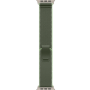 Apple Watch Ultra 3, 49mm, Natural Titanium, Trail Loop, Green/Neon - S/M