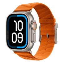 Apple Watch Hermes Ultra 3, 49mm, Natural Titanium, ремешок En Mer, Orange