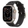 Apple Watch Hermes Ultra 3, 49mm, Natural Titanium, ремешок Scub’H Diving, Noir