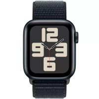Apple Watch SE Gen 2 2024, 40mm, MRE03, Midnight, текстильный ремешок цвета "Тёмная ночь"