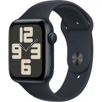 Apple Watch SE Gen 2 2024, 44mm, MRE93, Midnight, cпортивный ремешок цвета "Тёмная ночь" (M/L, 160–210 mm)