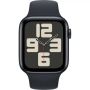 Apple Watch SE Gen 2 2024, 44mm, MRE93, Midnight, cпортивный ремешок цвета "Тёмная ночь" (M/L, 160–210 mm)