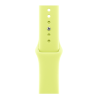 Apple Watch SE 3, GPS+Cellular, 44mm, Aluminum Midnight, Sport Band Neon Yellow, S/M