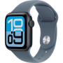 Apple Watch SE 3, GPS+Cellular, 40mm, Aluminum Midnight, Sport Band Anchor Blue, S/M