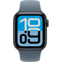 Apple Watch SE 3, GPS+Cellular, 40mm, Aluminum Midnight, Sport Band Anchor Blue, S/M