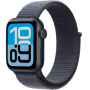 Apple Watch SE 3, GPS+Cellular, 40mm, Aluminum Midnight, Sport Loop Anchor Blue