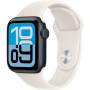 Apple Watch SE 3, GPS+Cellular, 40mm, Aluminum Midnight, Sport Band Starlight, M/L