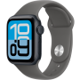 Apple Watch SE 3, GPS+Cellular, 40mm, Aluminum Midnight, Sport Band Stone Gray, M/L