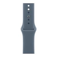Apple Watch SE 3, GPS+Cellular, 40mm, Aluminum Starlight, Sport Band Anchor Blue, S/M