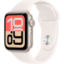 Apple Watch SE 3, GPS+Cellular, 44mm, Aluminum Starlight, Sport Band Light Blush, S/M