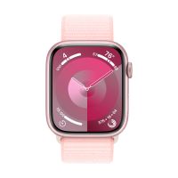 Apple Watch Series 9, 41 мм, MR953 корпус из алюминия розового цвета, спортивный ремешок нежно-розового цвета