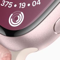 Apple Watch Series 9, 41 мм, MR953 корпус из алюминия розового цвета, спортивный ремешок нежно-розового цвета