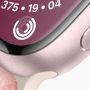 Apple Watch Series 9, 41 мм, MR953 корпус из алюминия розового цвета, спортивный ремешок нежно-розового цвета