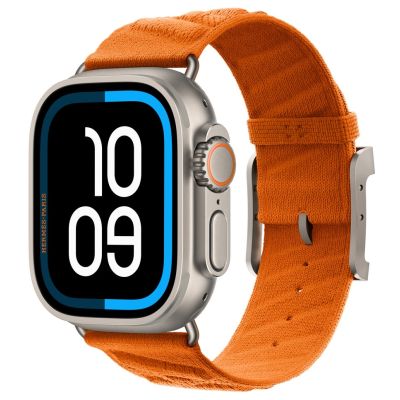 Apple Watch Ultra 2 Hermès, Natural Titanium, Orange En Mer