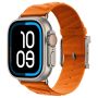 Apple Watch Ultra 2 Hermès, Natural Titanium, Orange En Mer
