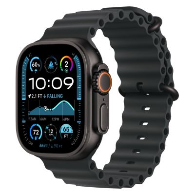 Apple Watch Ultra 2 (2024) GPS + Cellular, 49 мм, Black, Ocean Band «Black»