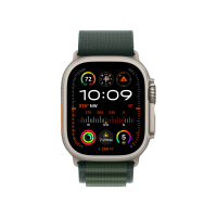 Apple Watch Ultra 2 (2024) GPS + Cellular, 49 мм, Natural, Alpine Loop «Dark Green», S