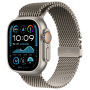 Apple Watch Ultra 2 (2024) GPS + Cellular, 49 мм, Natural, Titanium Milanese Loop «Natural», M