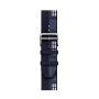 Apple Watch Hermes 11, 46mm, Silver, Faubourg Party Single Tour, Bleu Nuit