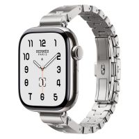 Apple Watch Hermes 11, 42mm, Silver, Grand H Fin Single Tour, Gris (L)