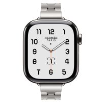 Apple Watch Hermes 11, 42mm, Silver, Grand H Fin Single Tour, Gris (L)