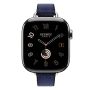 Apple Watch Hermes 11, 42mm, Silver, Twill Jump Attelage Single Tour, Navy/Noir