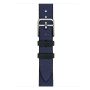 Apple Watch Hermes 11, 42mm, Silver, Twill Jump Attelage Single Tour, Navy/Noir