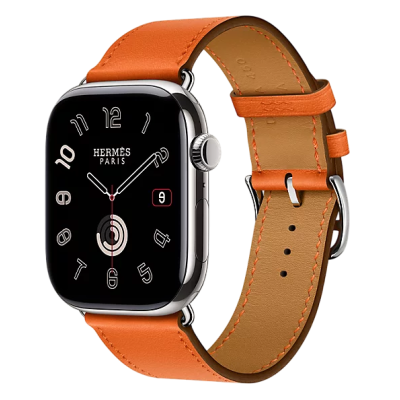 Apple Watch Hermes 11, 42mm, Silver, Single Tour, Orange