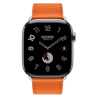 Apple Watch Hermes 11, 42mm, Silver, Single Tour, Orange