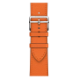 Apple Watch Hermes 11, 42mm, Silver, Single Tour, Orange