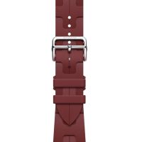 Apple Watch Hermes Series 10 42mm, Silver Titanium,  Kilim Single Tour, Rouge H
