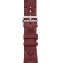 Apple Watch Hermes Series 10 42mm, Silver Titanium,  Kilim Single Tour, Rouge H