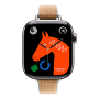 Apple Watch Hermes 11, 42mm, Silver, Twill Jump Attelage Single Tour, Kraft/Bleu Glacier