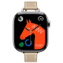 Apple Watch Hermes 11, 42mm, Silver, Single Tour Strap, Swift calfskin, Trench