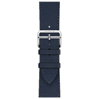 Apple Watch Hermes 11, 46mm, Silver, Single Tour, Swift calfskin, Navy