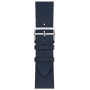 Apple Watch Hermes 11, 46mm, Silver, Single Tour, Swift calfskin, Navy