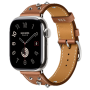 Apple Watch Hermes 11, 46mm, Silver, Single Tour, Clou Medor Rock, Gold