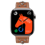 Apple Watch Hermes 11, 46mm, Silver, Single Tour, Clou Medor Rock, Gold