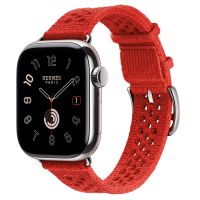 Apple Watch Hermes 11, 46mm, Silver, Néo Tricot, Capucine