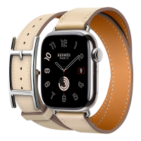 Apple Watch Hermes 11, 42mm, Silver, Hapi Double Tour, Craie