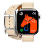 Apple Watch Hermes 11, 42mm, Silver, Hapi Double Tour, Craie