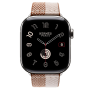 Apple Watch Hermes 11, 42mm, Silver, Toile H Double Jeu, Gold/Écru
